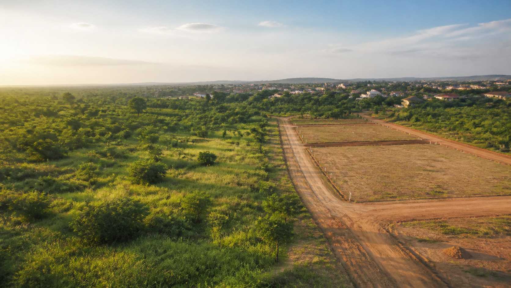 Green residential land
